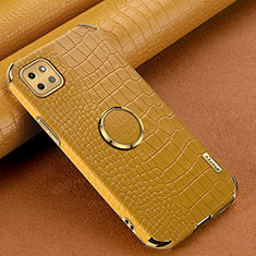 Custodia Lusso Pelle Cover XD1 per Samsung Galaxy A22 5G Giallo