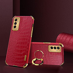 Custodia Lusso Pelle Cover XD1 per Samsung Galaxy M23 5G Rosso