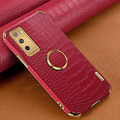 Custodia Lusso Pelle Cover XD1 per Samsung Galaxy S20 FE 5G Rosso