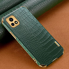 Custodia Lusso Pelle Cover XD1 per Vivo Y31s 5G Verde