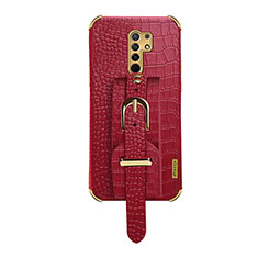 Custodia Lusso Pelle Cover XD1 per Xiaomi Poco M2 Rosso