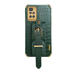 Custodia Lusso Pelle Cover XD1 per Xiaomi Redmi 10 4G Verde