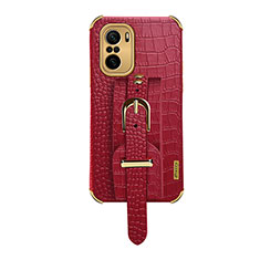 Custodia Lusso Pelle Cover XD1 per Xiaomi Redmi K40 5G Rosso