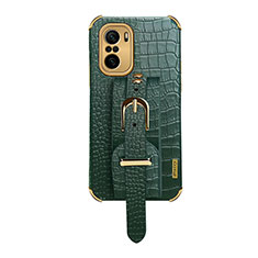 Custodia Lusso Pelle Cover XD1 per Xiaomi Redmi K40 Pro+ Plus 5G Verde