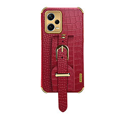 Custodia Lusso Pelle Cover XD1 per Xiaomi Redmi Note 12 Pro+ Plus 5G Rosso