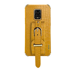 Custodia Lusso Pelle Cover XD1 per Xiaomi Redmi Note 9S Giallo