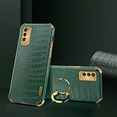 Custodia Lusso Pelle Cover XD2 per Samsung Galaxy A41 Verde