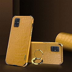 Custodia Lusso Pelle Cover XD2 per Samsung Galaxy M40S Giallo