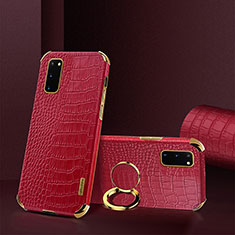 Custodia Lusso Pelle Cover XD2 per Samsung Galaxy S20 5G Rosso