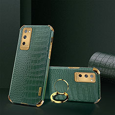 Custodia Lusso Pelle Cover XD2 per Samsung Galaxy S20 Lite 5G Verde