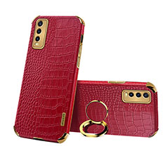 Custodia Lusso Pelle Cover XD2 per Vivo Y12A Rosso