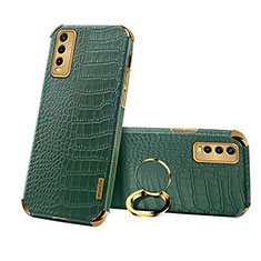 Custodia Lusso Pelle Cover XD2 per Vivo Y12G Verde