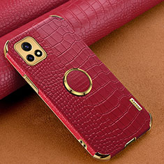 Custodia Lusso Pelle Cover XD2 per Vivo Y52s t1 5G Rosso