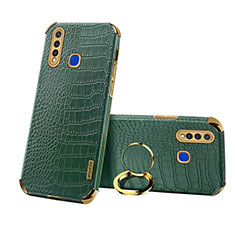 Custodia Lusso Pelle Cover XD2 per Vivo Y5s Verde