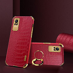 Custodia Lusso Pelle Cover XD2 per Xiaomi Civi 1S 5G Rosso