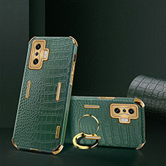 Custodia Lusso Pelle Cover XD2 per Xiaomi Poco F4 GT 5G Verde