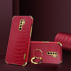 Custodia Lusso Pelle Cover XD2 per Xiaomi Poco M2 Rosso