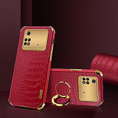 Custodia Lusso Pelle Cover XD2 per Xiaomi Poco M4 Pro 4G Rosso