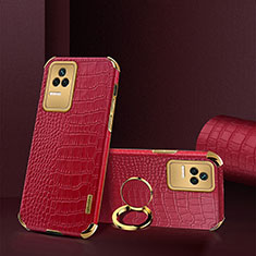 Custodia Lusso Pelle Cover XD2 per Xiaomi Redmi K50 5G Rosso