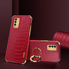 Custodia Lusso Pelle Cover XD2 per Xiaomi Redmi Note 9 4G Rosso