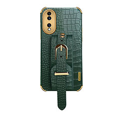 Custodia Lusso Pelle Cover XD3 per Huawei Honor 70 5G Verde