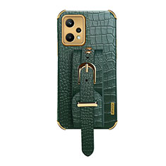 Custodia Lusso Pelle Cover XD3 per Realme Q5 5G Verde