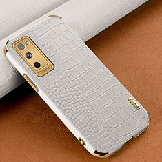 Custodia Lusso Pelle Cover XD3 per Samsung Galaxy S20 FE 4G Bianco