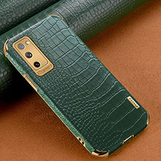Custodia Lusso Pelle Cover XD3 per Samsung Galaxy S20 FE 4G Verde