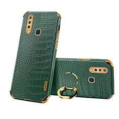 Custodia Lusso Pelle Cover XD3 per Vivo Y11 Verde