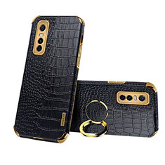 Custodia Lusso Pelle Cover XD3 per Vivo Y73s 5G Nero