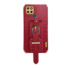 Custodia Lusso Pelle Cover XD4 per Realme V3 5G Rosso