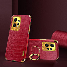 Custodia Lusso Pelle Cover XD4 per Xiaomi Redmi Note 12 4G Rosso