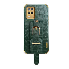 Custodia Lusso Pelle Cover XD5 per Realme 8s 5G Verde