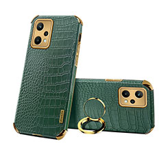 Custodia Lusso Pelle Cover XD5 per Realme 9 5G Verde