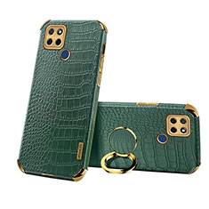 Custodia Lusso Pelle Cover XD5 per Realme Q2i 5G Verde