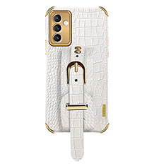 Custodia Lusso Pelle Cover XD5 per Samsung Galaxy A15 4G Bianco