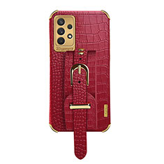 Custodia Lusso Pelle Cover XD5 per Samsung Galaxy A32 5G Rosso