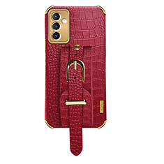 Custodia Lusso Pelle Cover XD5 per Samsung Galaxy F54 5G Rosso