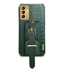 Custodia Lusso Pelle Cover XD5 per Samsung Galaxy M34 5G Verde