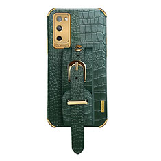 Custodia Lusso Pelle Cover XD5 per Samsung Galaxy S20 FE 4G Verde