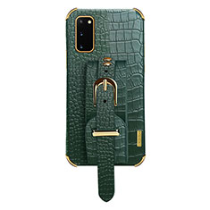 Custodia Lusso Pelle Cover XD5 per Samsung Galaxy S20 Verde