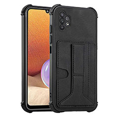 Custodia Lusso Pelle Cover Y01B per Samsung Galaxy A32 4G Nero