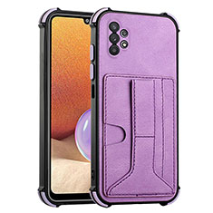 Custodia Lusso Pelle Cover Y01B per Samsung Galaxy A32 5G Viola