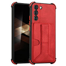 Custodia Lusso Pelle Cover Y01B per Samsung Galaxy S24 5G Rosso