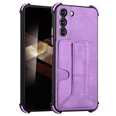 Custodia Lusso Pelle Cover Y01B per Samsung Galaxy S24 Plus 5G Viola