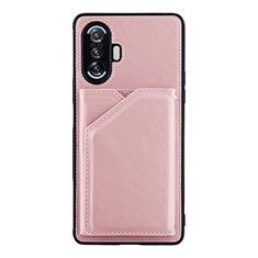 Custodia Lusso Pelle Cover Y01B per Xiaomi Poco F3 GT 5G Oro Rosa