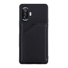 Custodia Lusso Pelle Cover Y01B per Xiaomi Redmi K40 Gaming 5G Nero