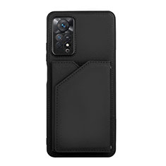 Custodia Lusso Pelle Cover Y01B per Xiaomi Redmi Note 11 Pro 4G Nero