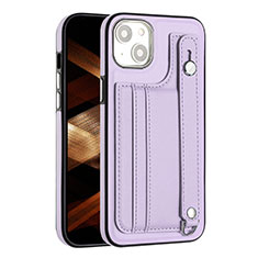 Custodia Lusso Pelle Cover Y02B per Apple iPhone 15 Plus Lavanda