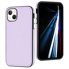 Custodia Lusso Pelle Cover Y07B per Apple iPhone 15 Plus Lavanda